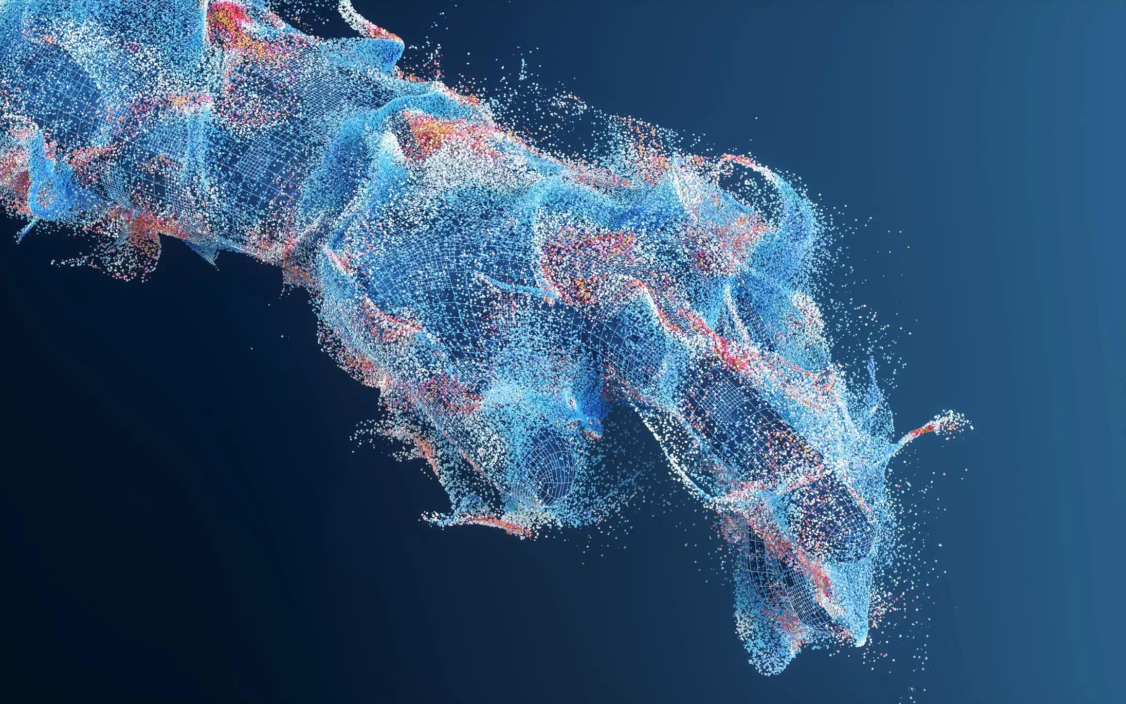 Digital Illustration of Mantle Cells