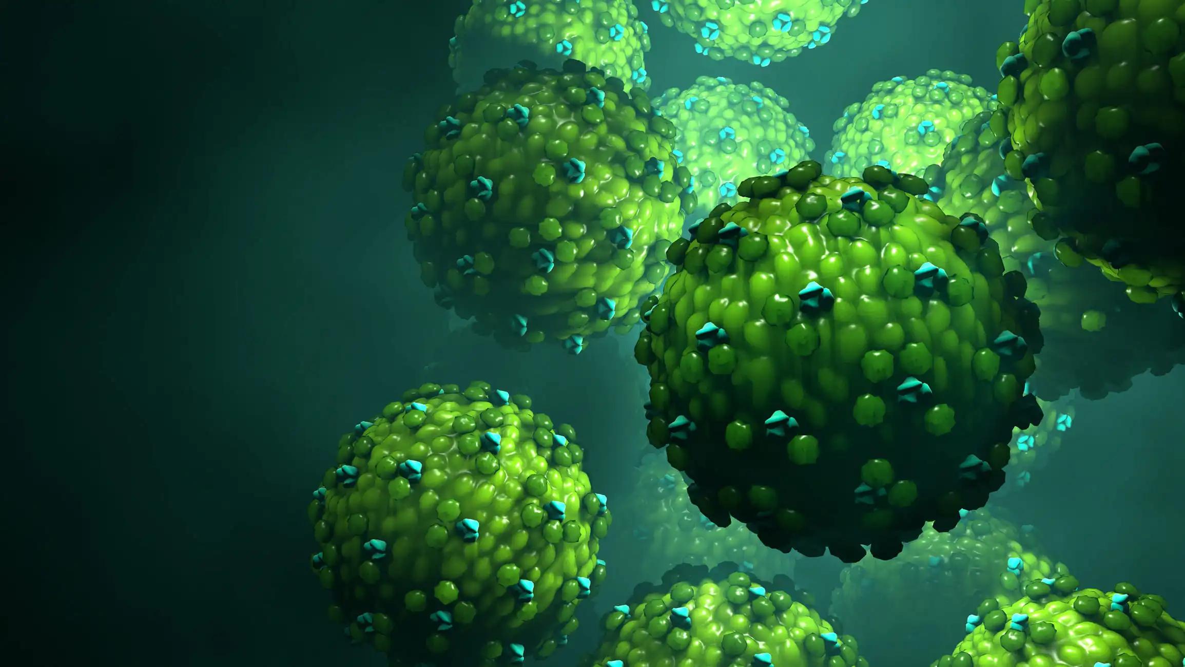 Influenza Virus 3D View
