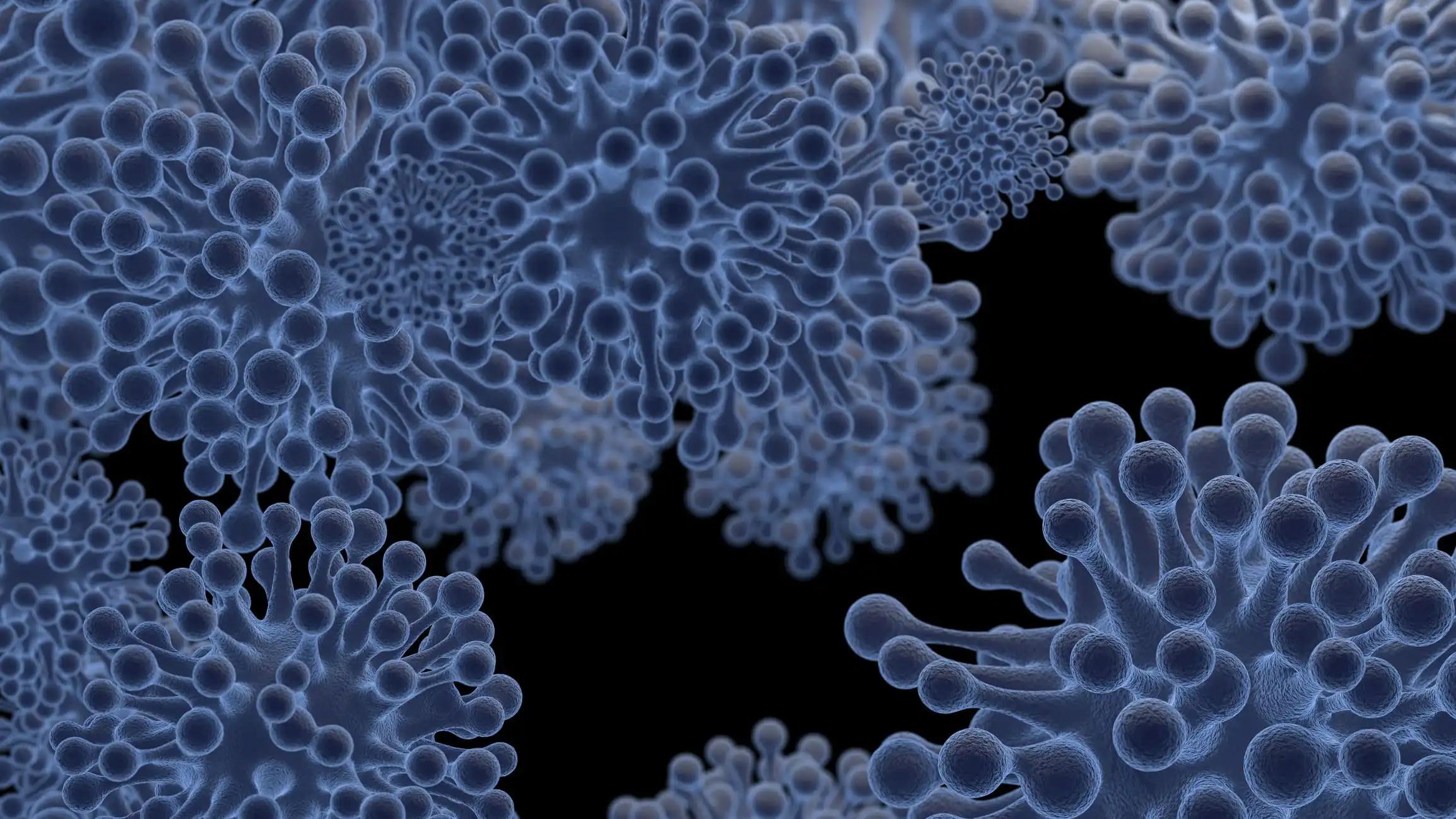 Virus Infection 3d illustration