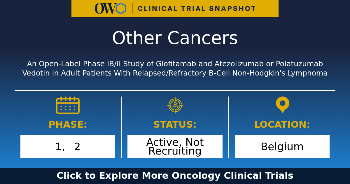 An Open-Label Phase LB/II Study Of Glofitamab And Atezolizumab Or ...